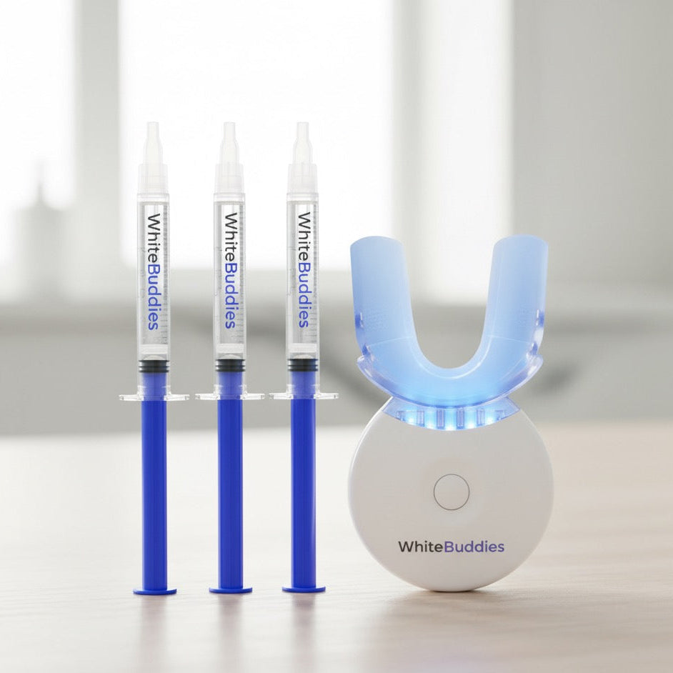 WhiteBuddies Kit de Blanqueamiento Dental con Luz LED